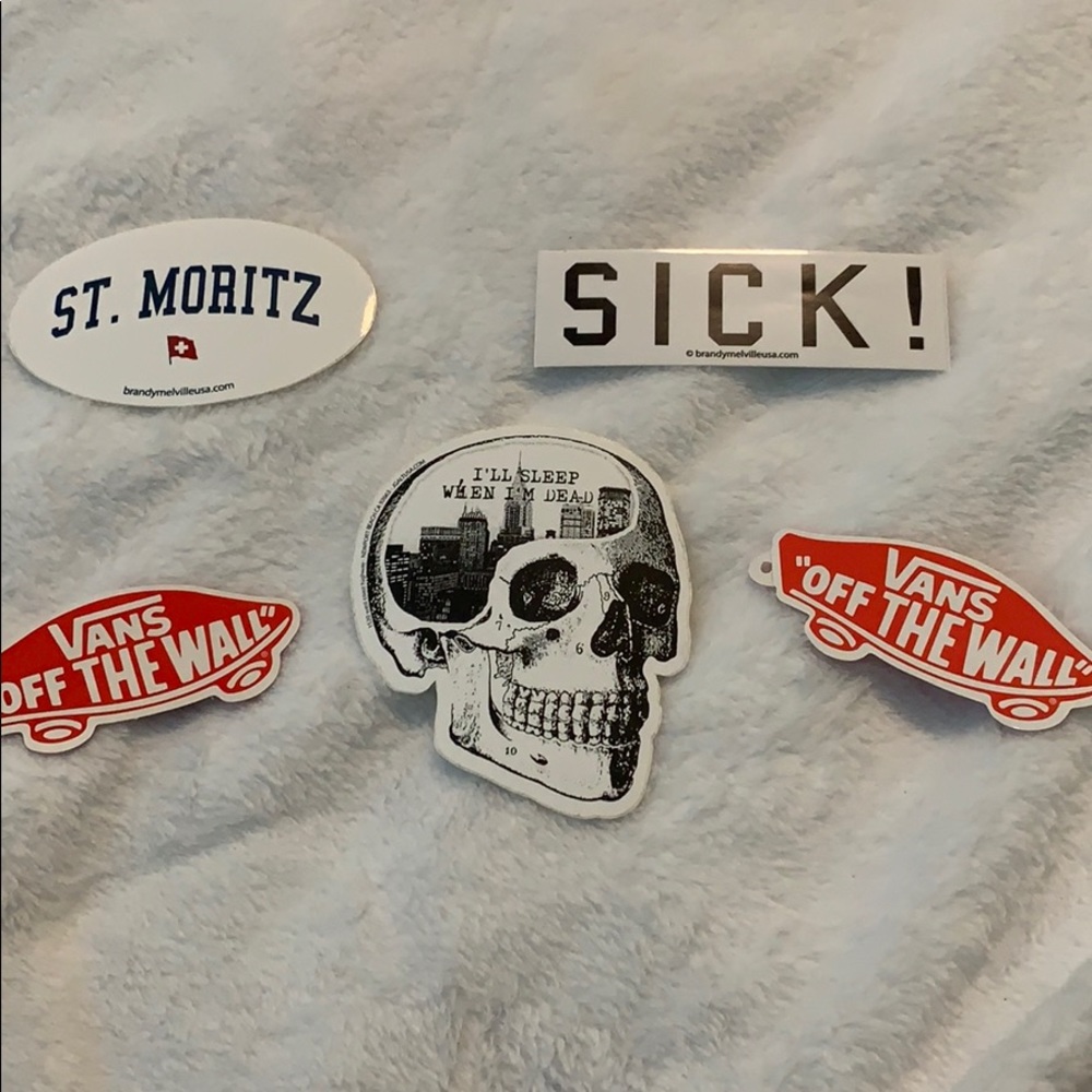 Set of 5 stickers!